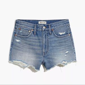 Madewell relaxed denim shorts in renfield wash
